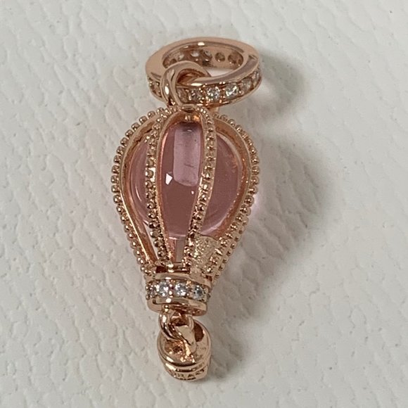 Pandora Sparkling Pink Hot Air Balloon Dangle - Picture 5 of 5